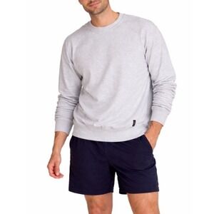 Comfrt Unisex Light Heather Gray Waffle Lounge Long Sleeve Size L NWT